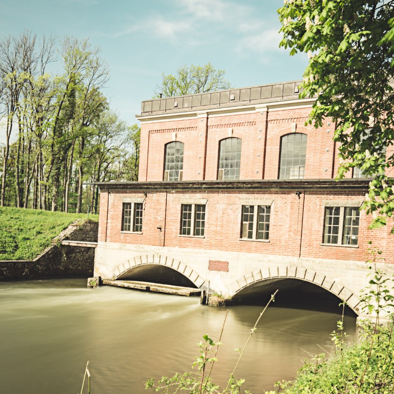 Kolbermoor Mangfallkanal mit ND Graufilter