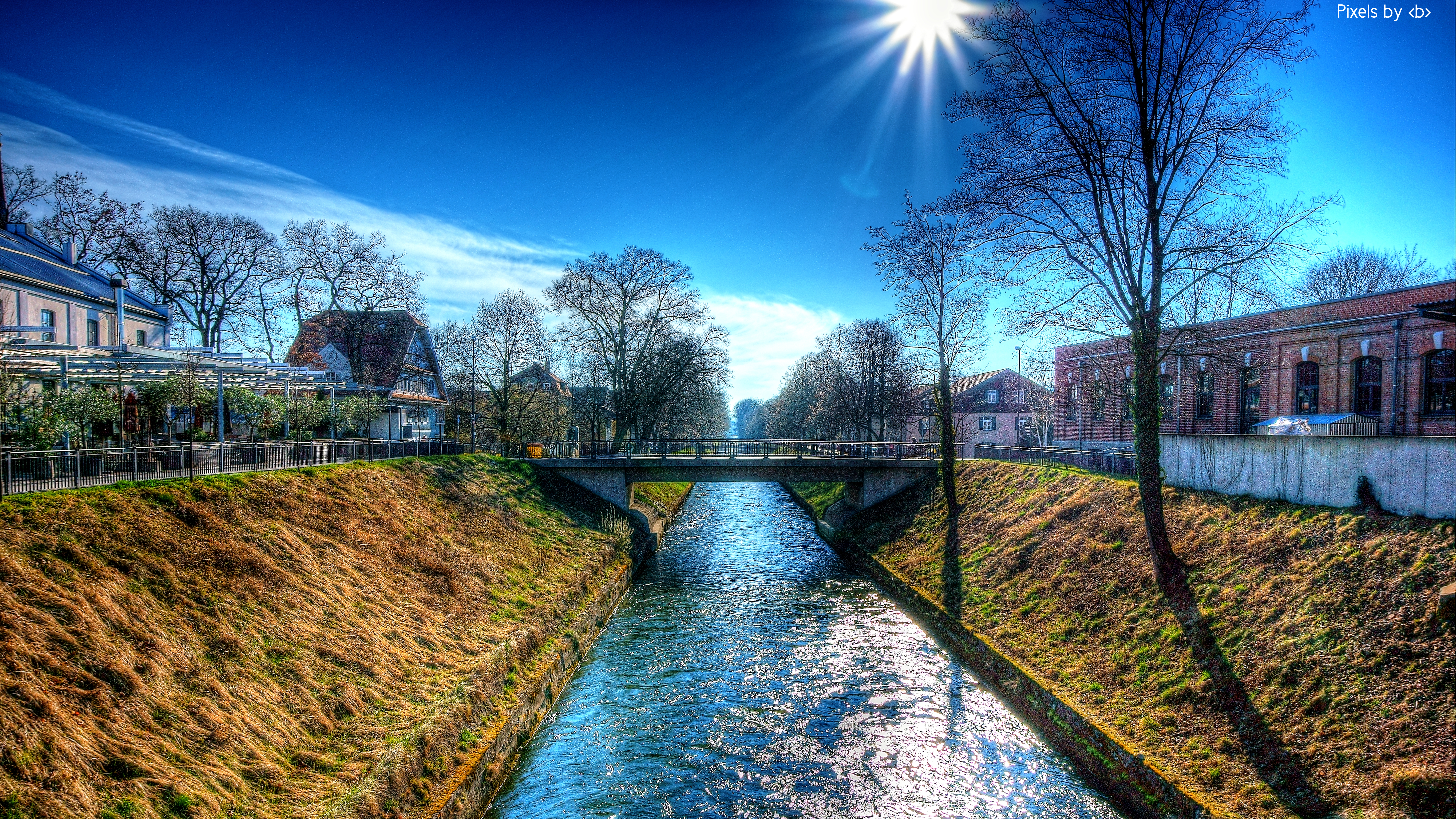 Mangfallkanal in Kolbermoor (HDR Foto)