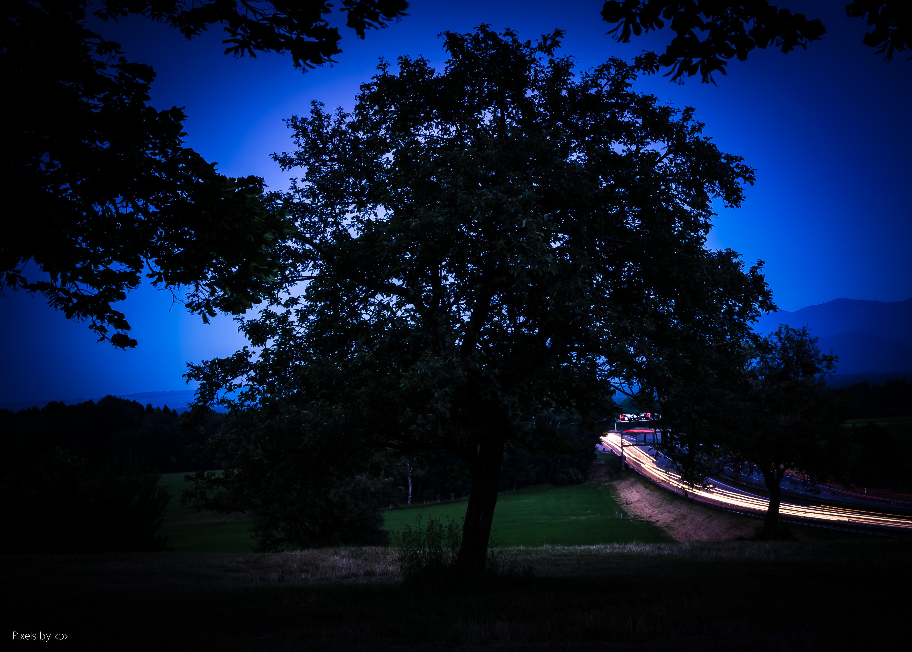 Langzeitbelichtung | Erste Lichtstreifen