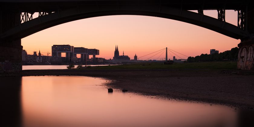 Abends am Rhein - Felix Inden