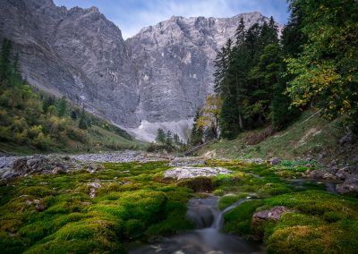 Bachlauf aus Eng in Tirol (Langzeitbelichtung) - www.matthias-foto.de