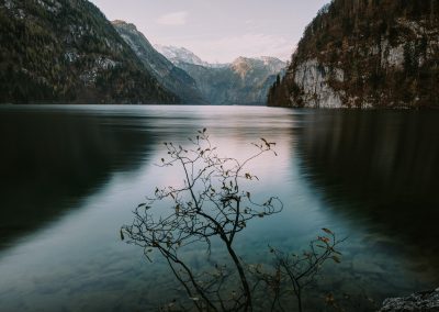 Langzeitbelichtung vom Königssee im Herbst - www.matthias-foto.de