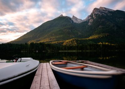 Ruderboot im Hintersee (Langzeitbelichtung) - www.matthias-foto.de