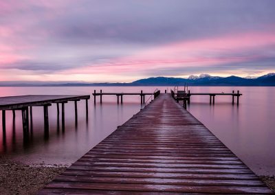 Sonnenaufgang in Gstadt am Chiemsee (Langzeitbelichtung) - www.matthias-foto.de