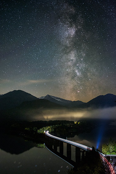 Milchstraße am Sylvensteinsee - www.matthias-foto.de