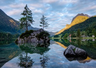 Sonnenaufgang am Hintersee - www.matthias-foto.de